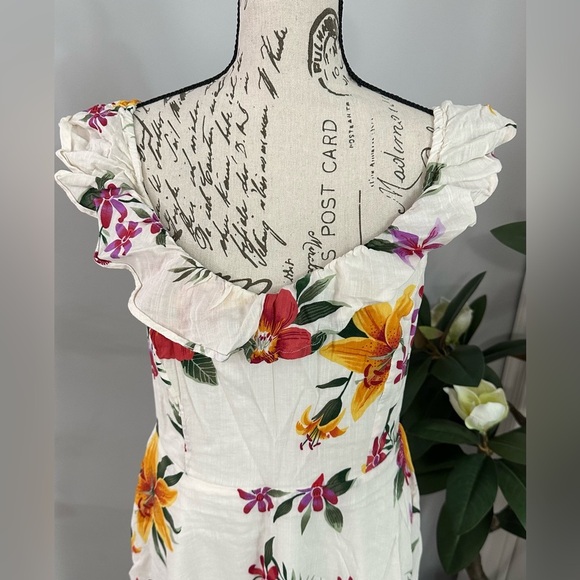 🌺 Fit & Flare Ruffle-Trim Cami Dress 🌺 - Picture 10 of 15